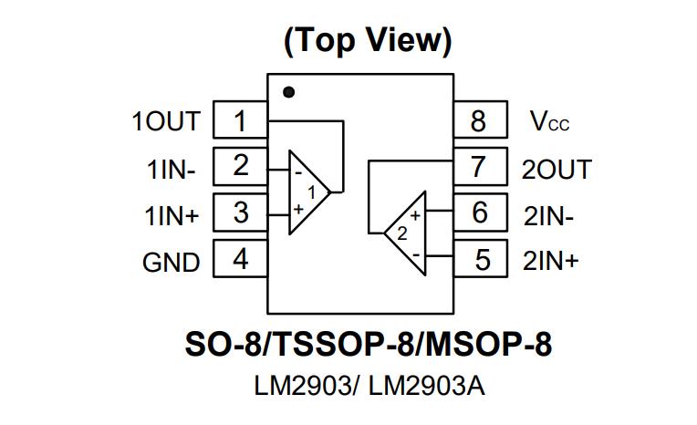 LM2903芯片引脚图