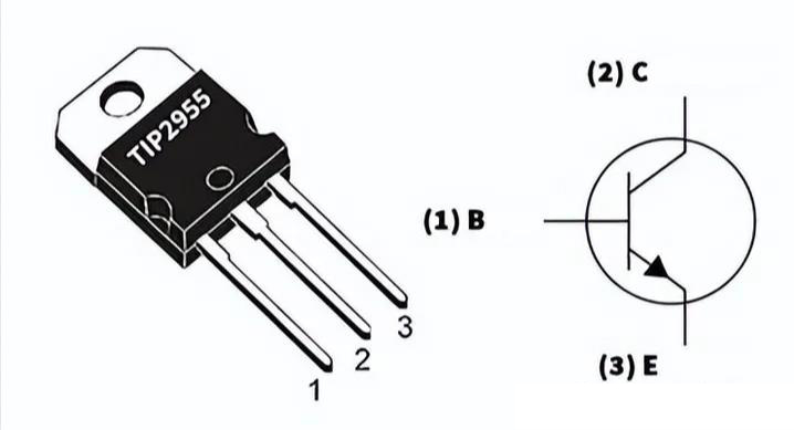 TIP2955三极管引脚图
