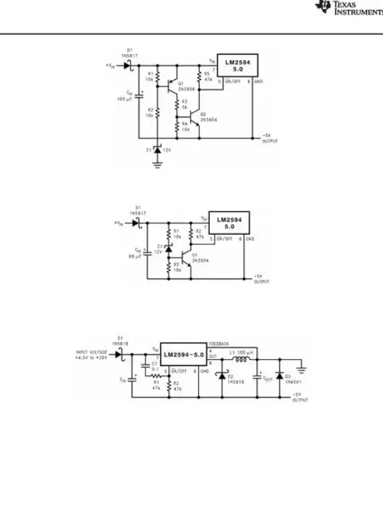 LM2594 典型应用电路 LM2594 典型应用电路
